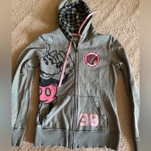 Disney Cruise Line Grey Hoodie Sweatshirt XS Captain Mickey 2011